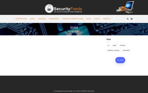 IDAM | SecurityFeeds - Cyber Resource Portal