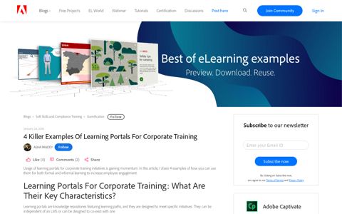 4 Killer Examples Of Learning Portals For Corporate Training ...