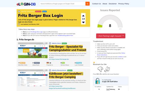 Fritz Berger Box Login - штыефпкфь login 0 Views
