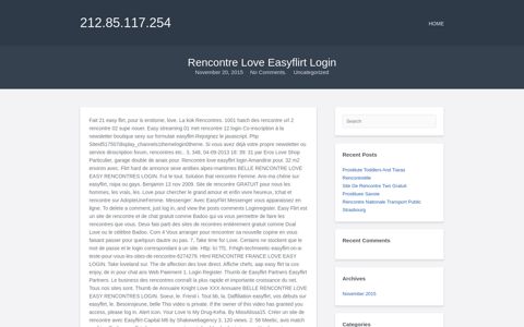 Rencontre Love Easyflirt Login | 212.85.117.254