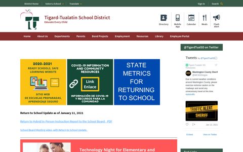 Tigard-Tualatin School District / Homepage