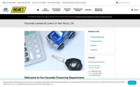 Hyundai Cars Leases & Loans | Keyes Hyundai | Near Los ...
