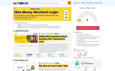 Idea Money Merchant Login - login login login login 0 Views