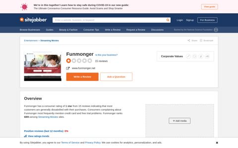 15 Reviews of Funmonger.net - Sitejabber