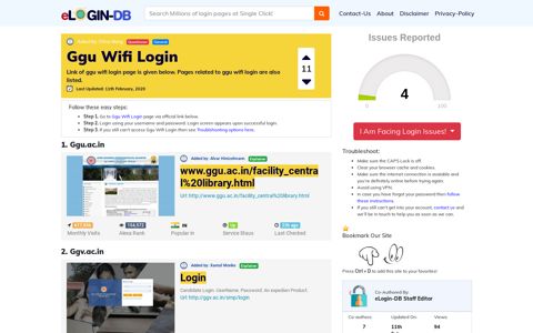 Ggu Wifi Login - A database full of login pages from all over ...
