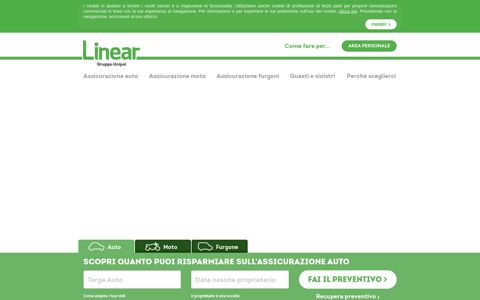 Linear: assicurazioni con recensioni a 4 stelle - Gruppo Unipol