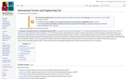 International Science and Engineering Fair - Wikipedia