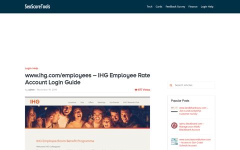 www.ihg.com/employees - IHG Employee Rate Account Login ...