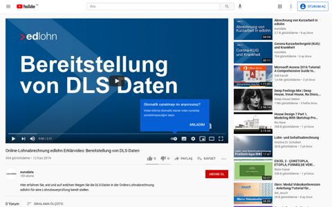 Online-Lohnabrechnung edlohn Erklärvideo ... - YouTube
