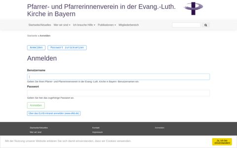 Anmelden | Pfarrer- und Pfarrerinnenverein in der Evang.-Luth ...