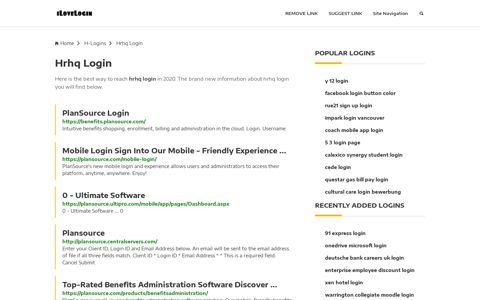 Hrhq Login ❤️ One Click Access - iLoveLogin