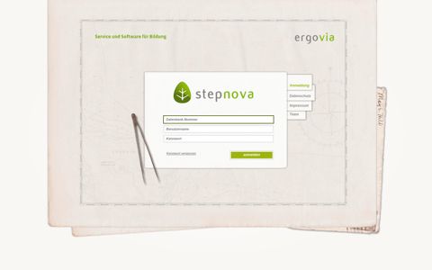 ergovia stepnova - Anmeldung