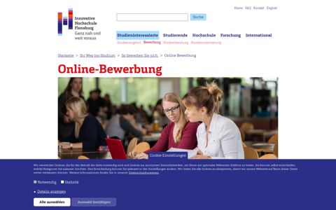 Online-Bewerbung | Hochschule Flensburg