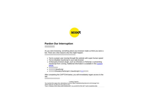 Manage Your Booking Online | Scoot