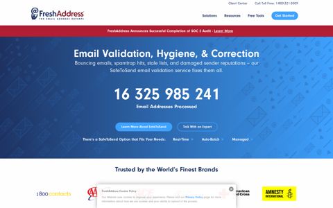 FreshAddress: Email Verification, Validation & Hygiene
