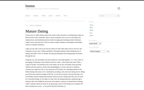 Mature Dating Login - Mature Dating - easterwood.org :: home