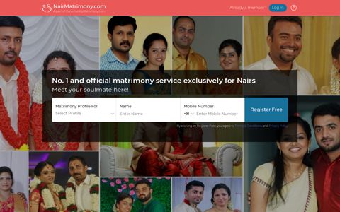 Nair Matrimony - The No. 1 Matrimony Site for Nairs ...