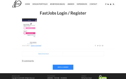 FastJobs Login / Register - D3BY