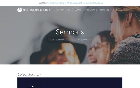 Sermons #6 | High Desert Church
