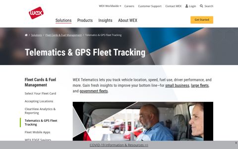 Telematics & GPS Fleet Tracking - WEX Inc.