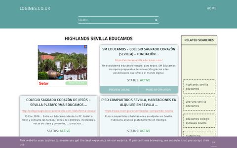 highlands sevilla educamos - General Information about Login