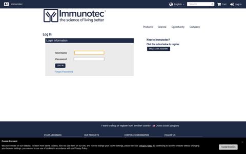 login-Log In - Immunotec