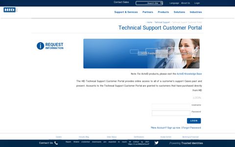 Technical Support - HID Global - Search Knowledge Center or ...