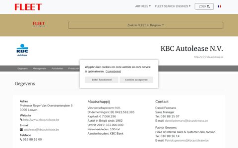 KBC Autolease N.V. - FLEET.be