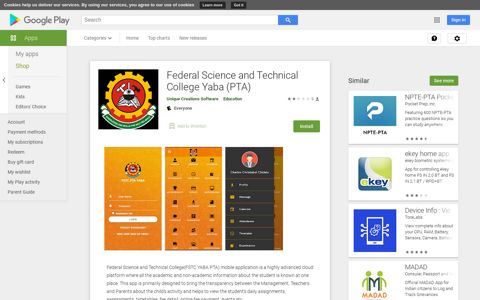Federal Science and Technical College Yaba (PTA) - Apps on ...