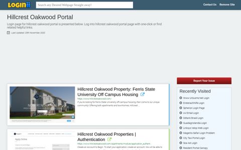 Hillcrest Oakwood Portal - Loginii.com