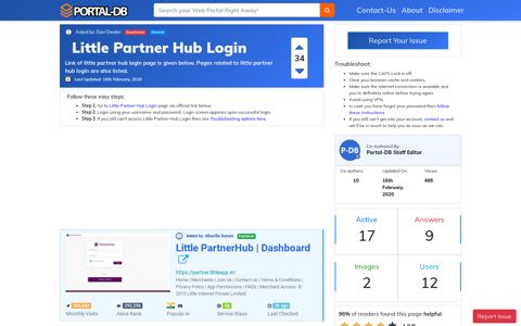 Little Partner Hub Login - Portal-DB.live