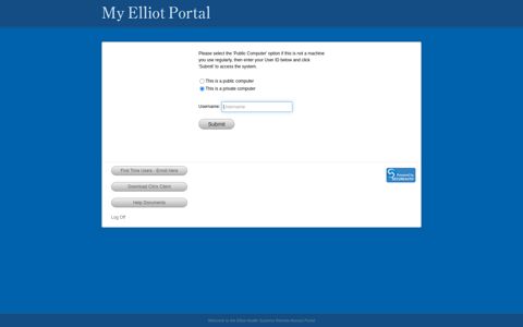 My Elliot Portal