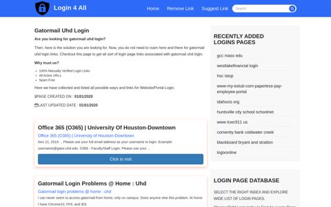 gatormail uhd login - Official Login Page [100% Verified]