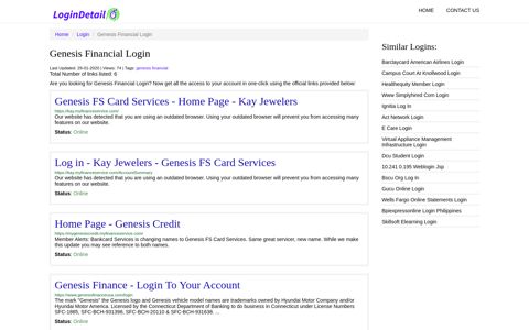 Genesis Financial Login Genesis FS Card Services - Home ...