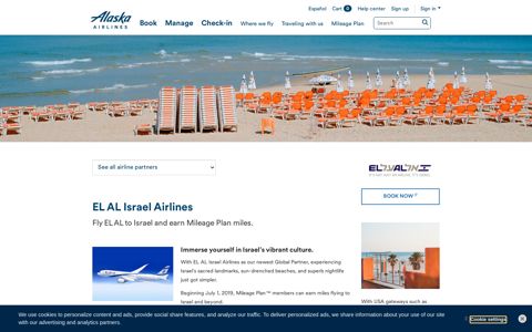EL AL Israel Airlines (ELY) - Airline partners - Mileage Plan ...