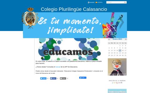 EDUCAMOS | Colegio Plurilingüe Calasancio