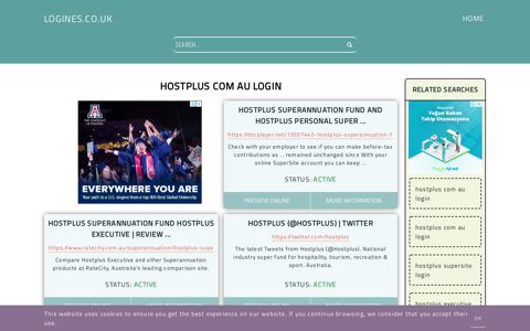hostplus com au login - General Information about Login