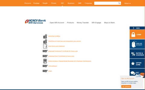 ICICI Bank Login | ICICI Bank Net Banking | ICICI Bank Online