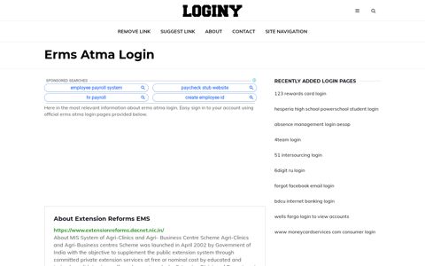 Erms Atma Login ✔️ One Click Login - loginy.co.uk