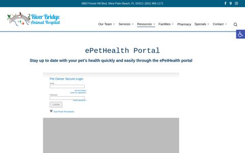 ePetHealth Portal | River Bridge Animal Hospital
