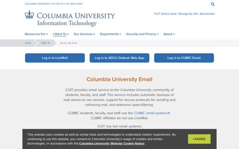 Access My Email | Columbia University Information Technology