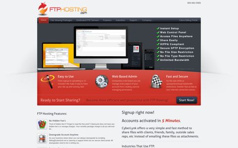FTPhosting.com - FTP Hosting & File Sharing Made Easy!