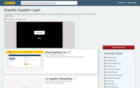 Expedia Supplier Login - Loginii.com