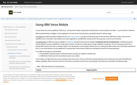 Using IBM Verse Mobile - Product Documentation