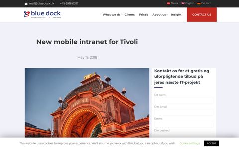 New mobile intranet for Tivoli - BlueDock