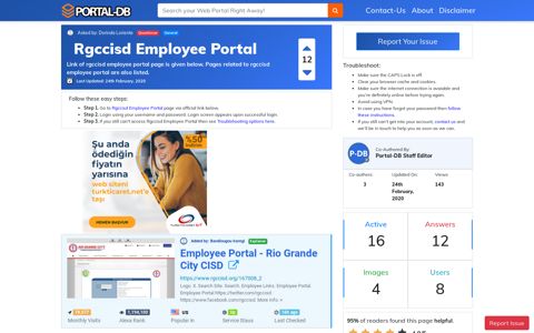 Rgccisd Employee Portal