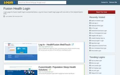 Fusion Health Login - Loginii.com