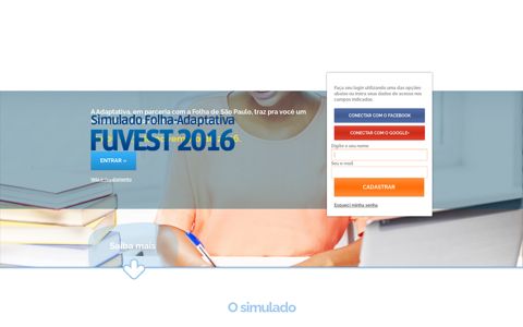 Simulado Folha FUVEST 2016 - Adaptativa