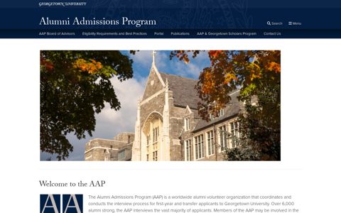 Alumni Admissions Program | Georgetown University