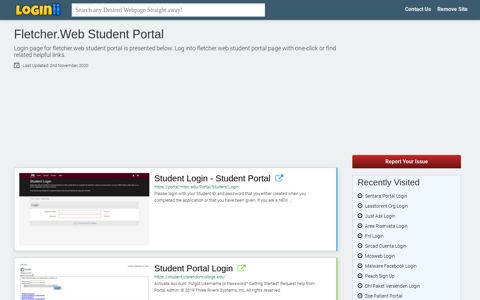 Fletcher.web Student Portal - Loginii.com